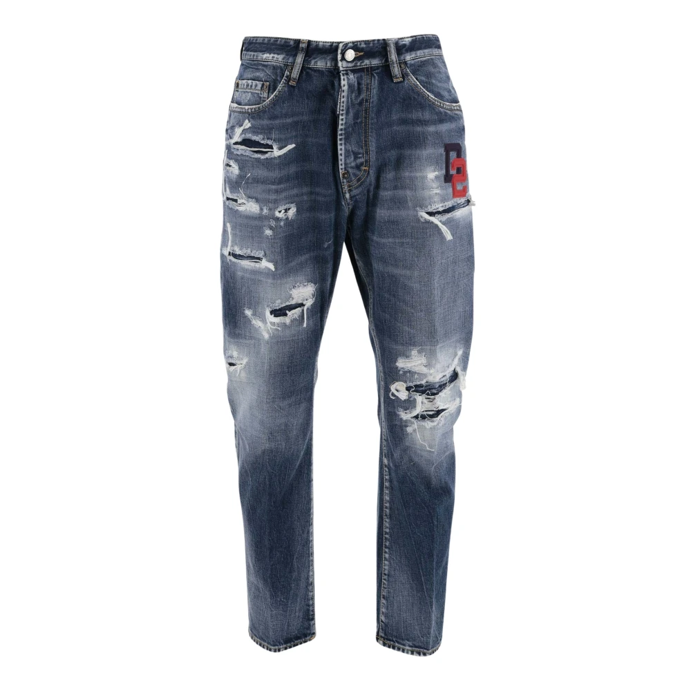 Dsquared2 Denim jeans met versleten effect Blue Heren