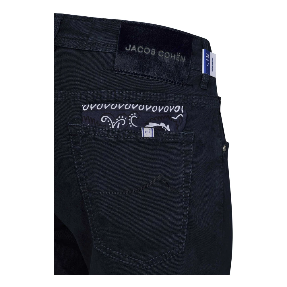 Jacob Cohën Slim Fit Blauwe Jeans met Bandana Blue Heren