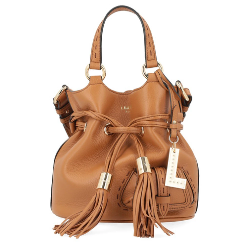 Lancel Stijlvolle Camel Flirt Tas Brown Dames