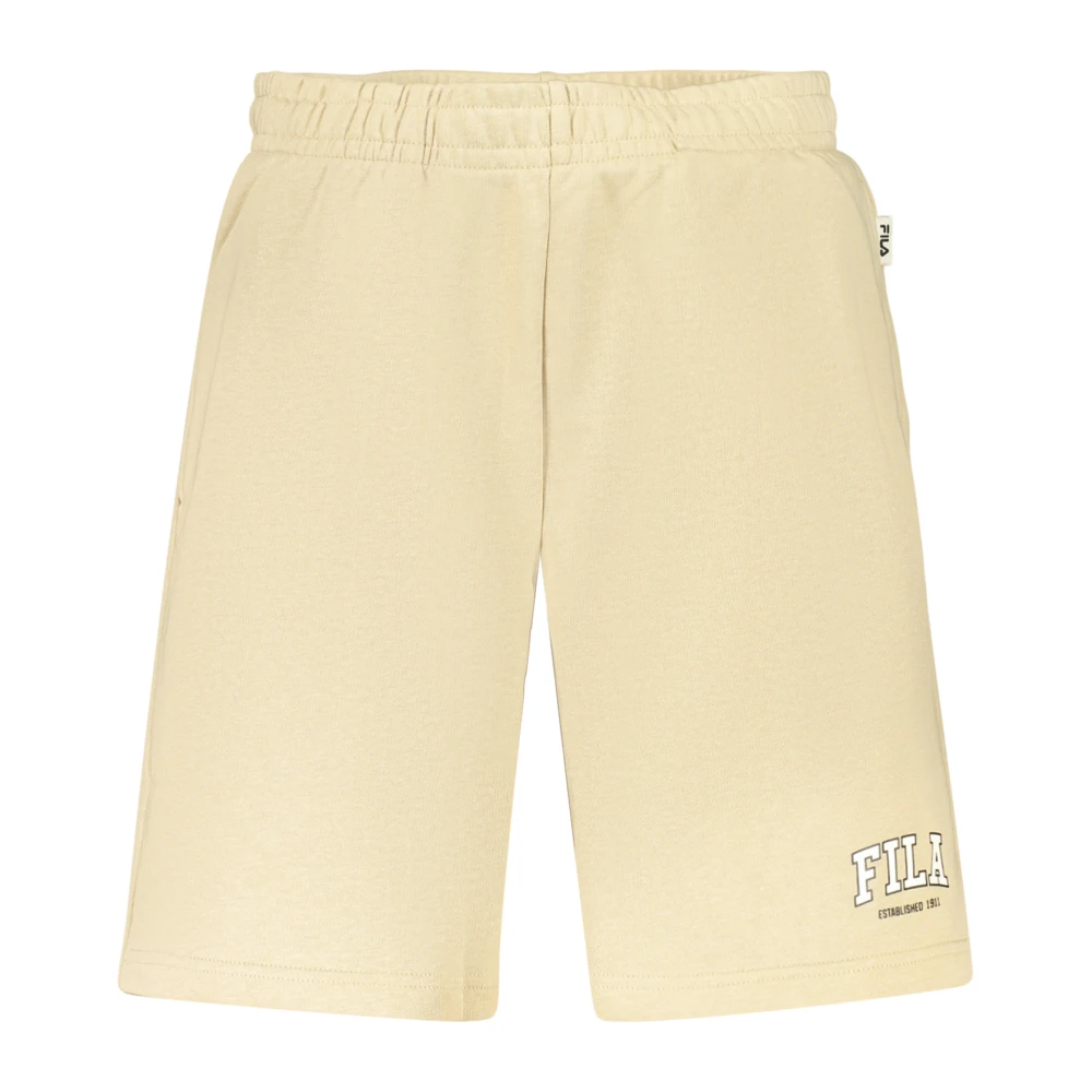 Fila Men's Beige Rifredi Sweat Shorts - Training Shorts - Xl - Sport