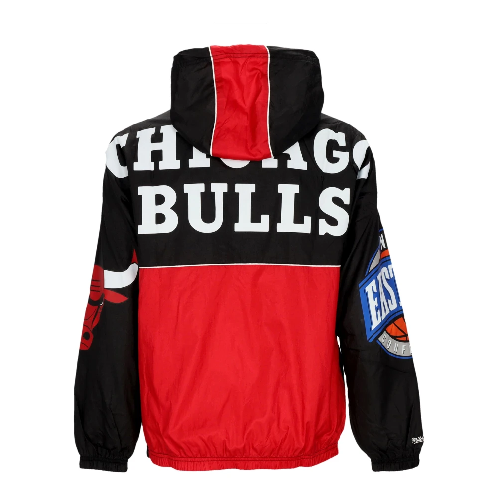 Mitchell & Ness Chicago Bulls Windbreaker Anorak Black Heren