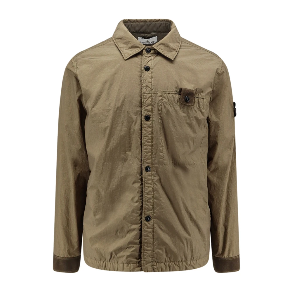Stone Island Coach Jacket - Male - Light Jackets - Green - Xl - Jackets
