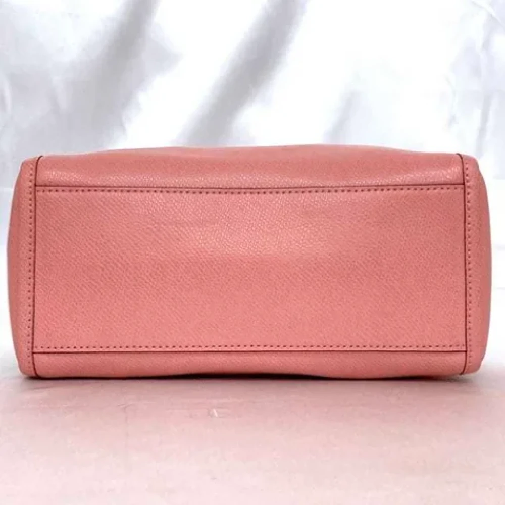 Coach Pre-owned Leather handbags Pink Dames
