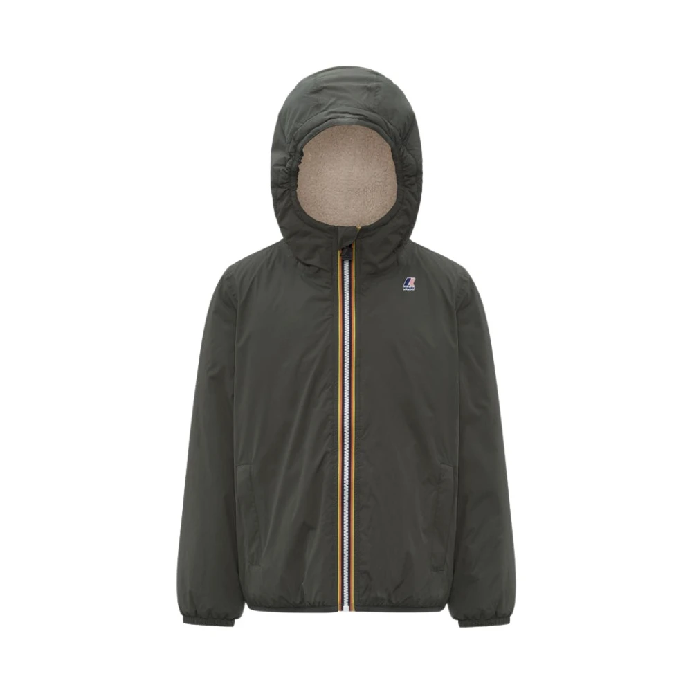 K-Way , Winter Jackets, Unisex, Green, 10 Y | 140 Cm, Claude Jacket