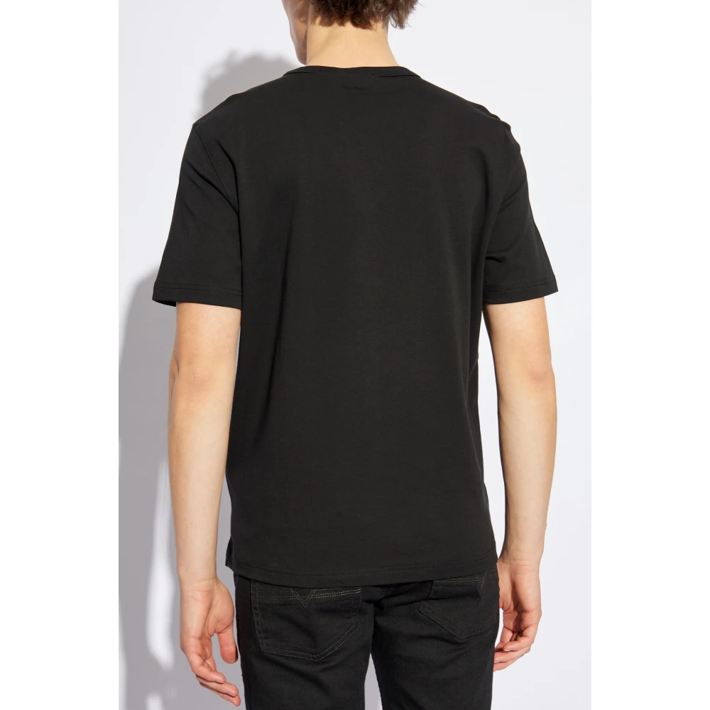 Diesel T-shirt T-Adjust-Slits-R17 Black Heren