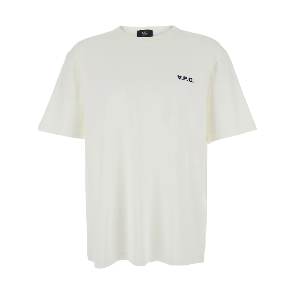 A.p.c. Men's White Boxy Petit Vpc T-Shirt