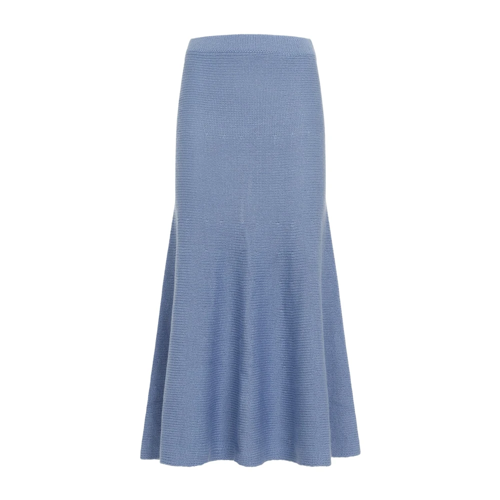 Gabriela Hearst Lichtblauwe Denim Manni Rok Blue Dames