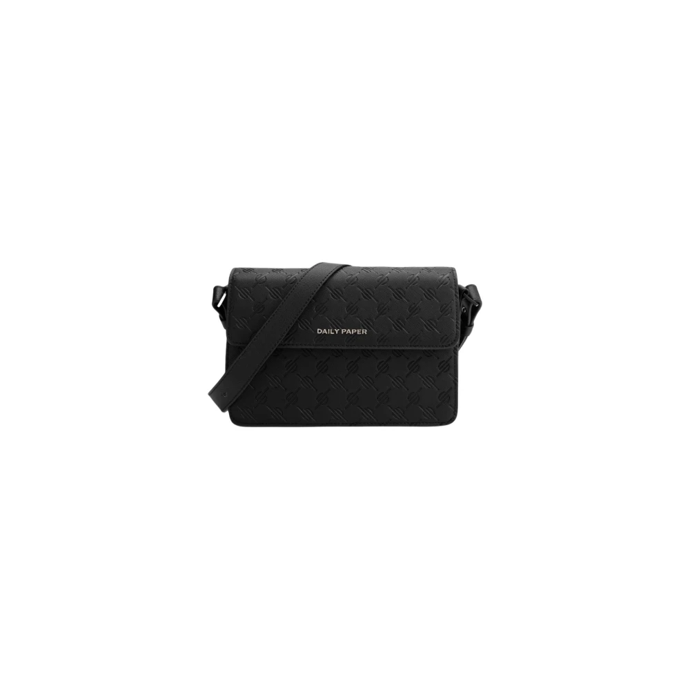Daily Paper Monogram Schoudertas met Verstelbare Band Black Heren