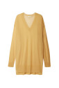 jaune-moutarde-laine-longue-tunique