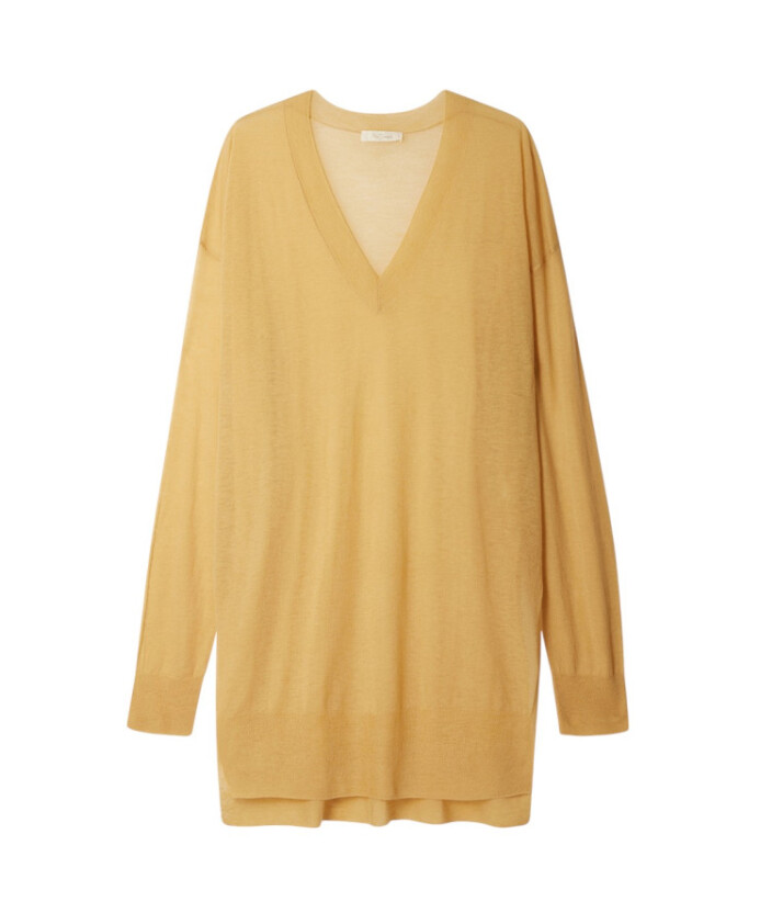 jaune-moutarde-laine-longue-tunique