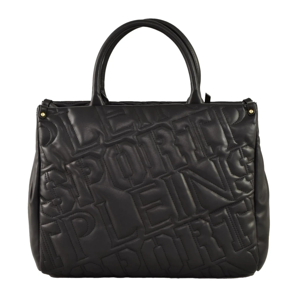 Plein Sport Stijlvolle PU-tas Black Dames