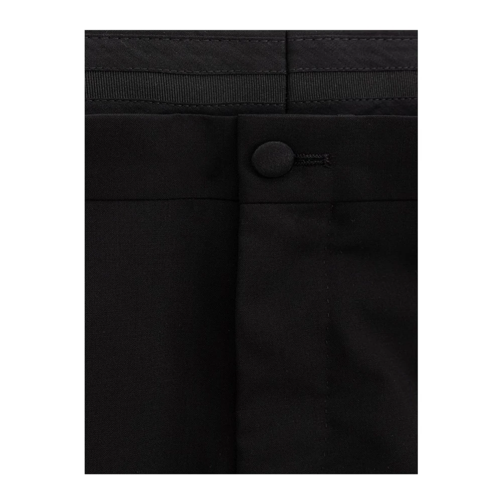 Dolce & Gabbana Zwarte wollen broek voor heren Black Heren