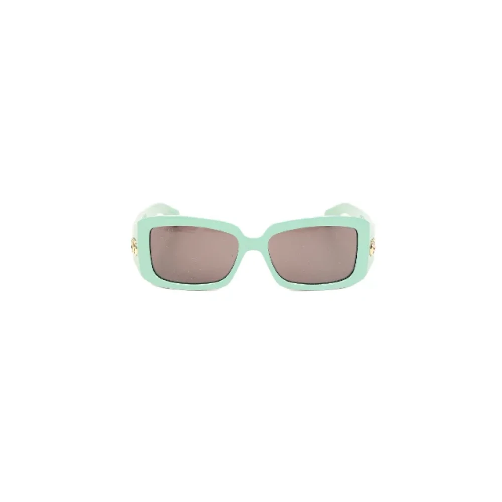 Gucci Vintage Pre-owned Fabric sunglasses Green Dames