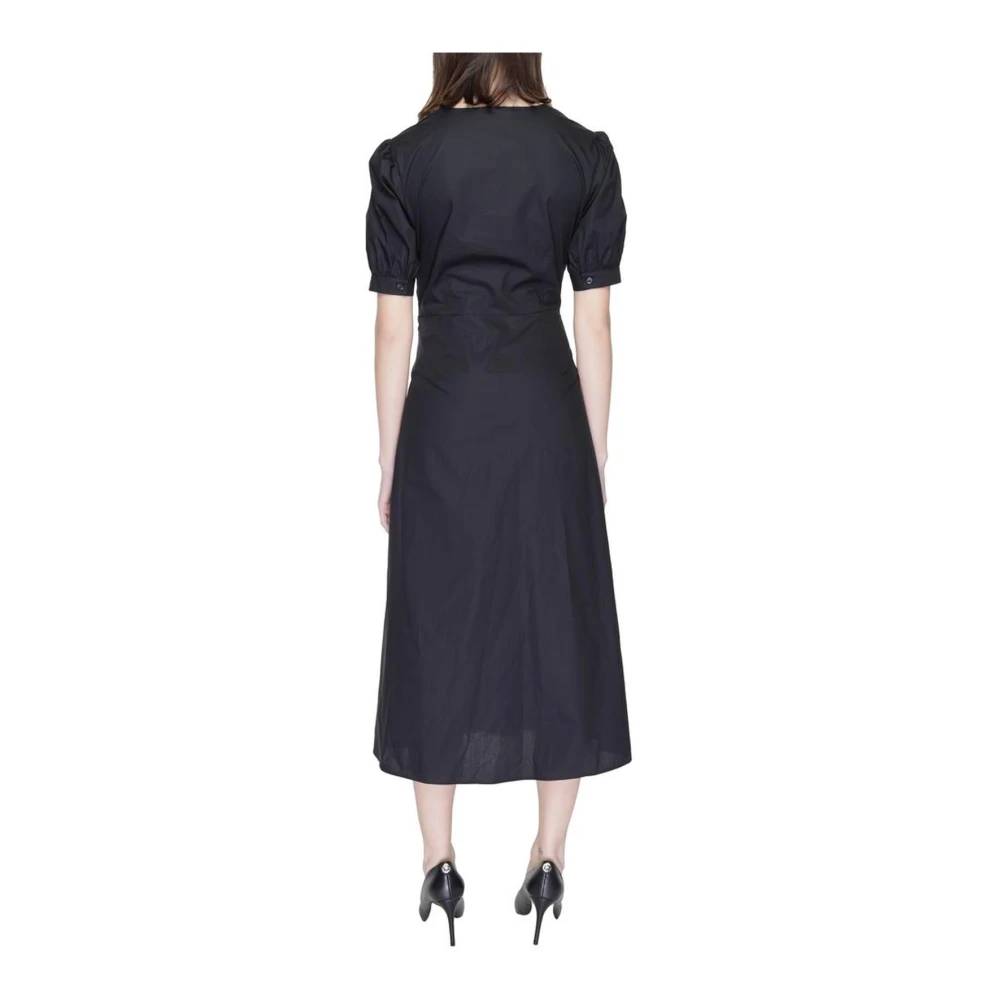 Alviero Martini 1a Classe Zomer Katoenen Lange Jurk Vrouwen Black Dames