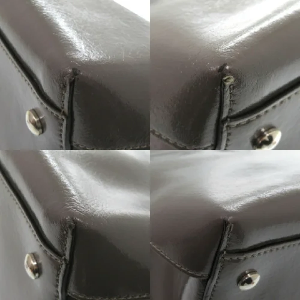 Burberry Vintage Pre-owned Fabric handbags Gray Dames
