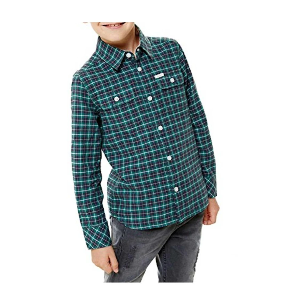 Pepe Jeans Boys Green Kids Shirts, 14 Y, Shirts