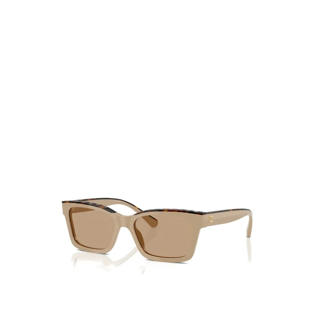 Chanel Women's Brown Square Sunglasses - Sunglasses - 54 Mm - Accessories