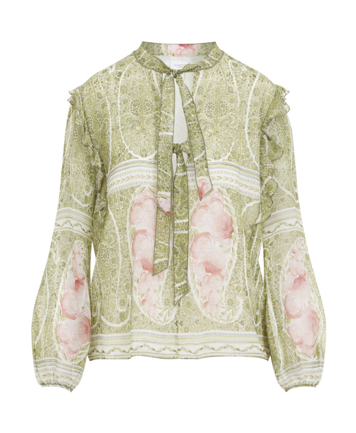 groene-rozenprint-zijden-blouse