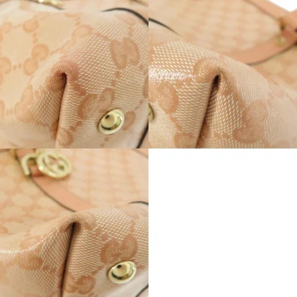 Gucci Vintage Pre-owned Canvas handbags Pink Dames