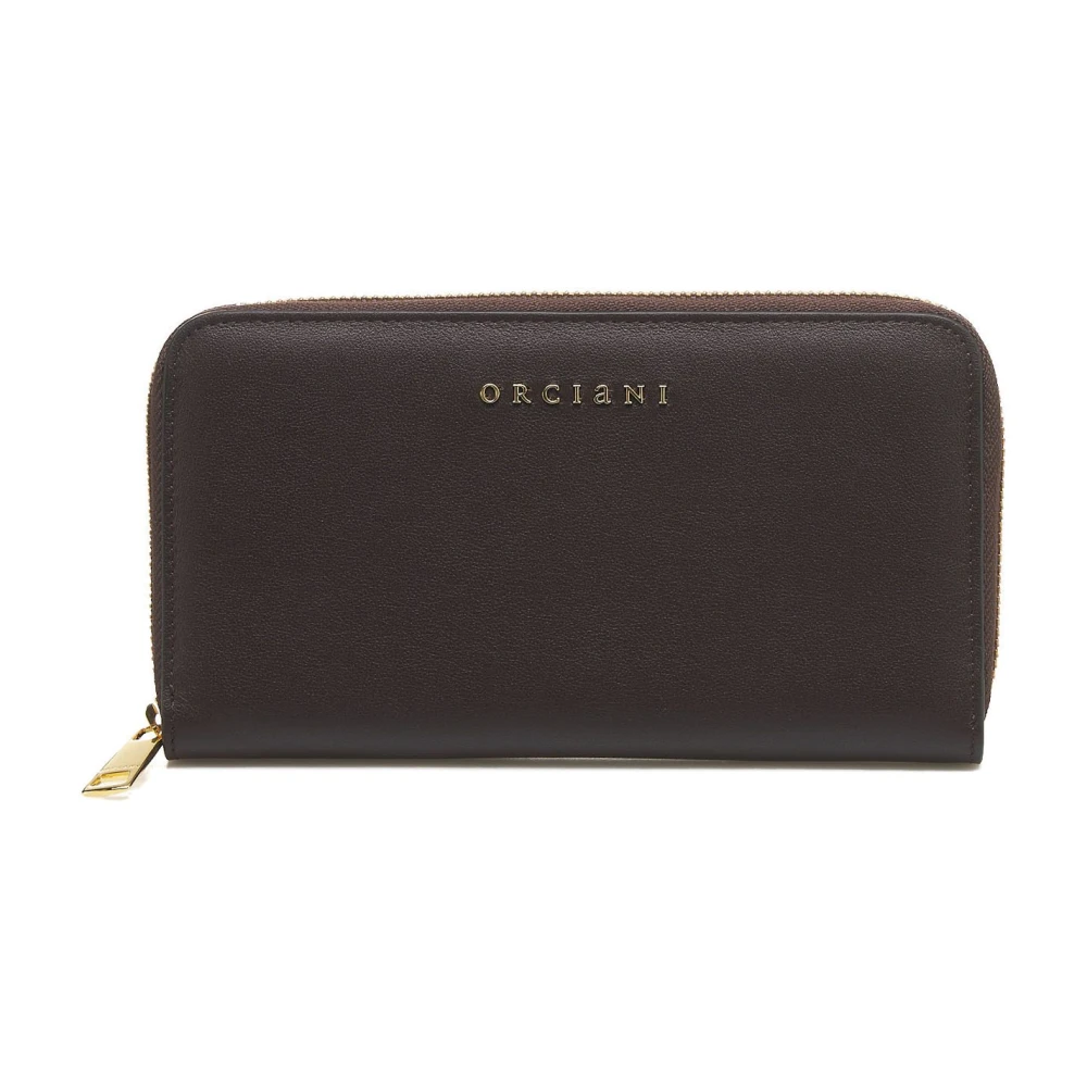 Orciani Bruine Portemonnees voor Vrouwen Aw24 Brown Dames