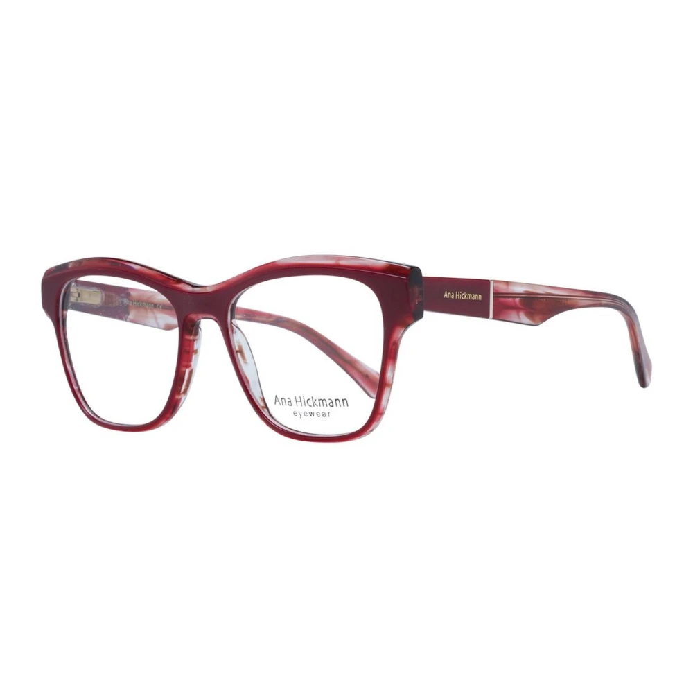 Ana Hickmann Rode Butterfly Optische Monturen met Demo Bril Red Dames