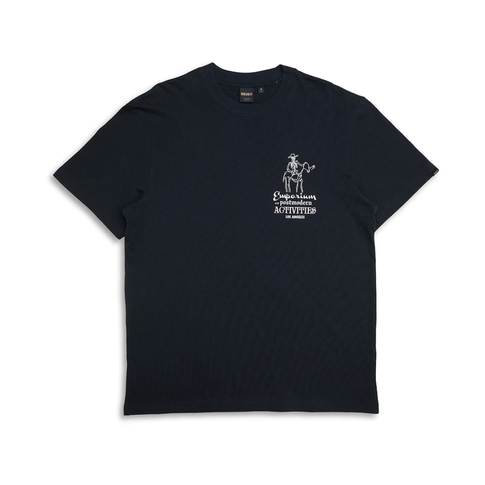 Deus Ex Machina LA Address Tee met opvallende prints Black Heren