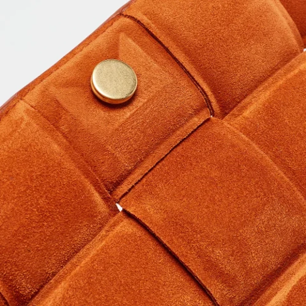 Bottega Veneta Vintage Pre-owned Suede handbags Orange Dames