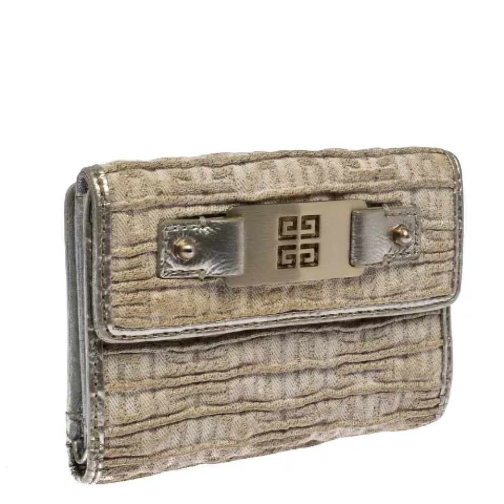 Givenchy Pre-owned Fabric wallets White Dames