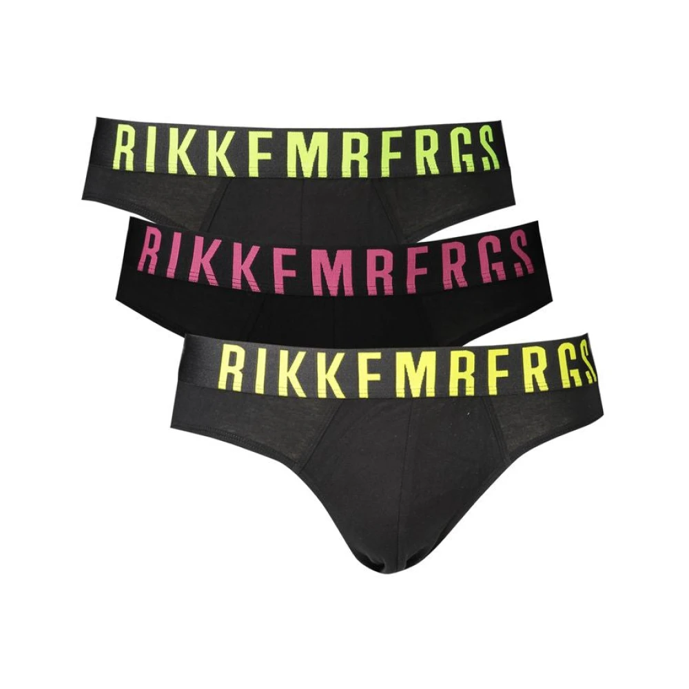 Bikkembergs Herr Svart Underkläder S, Läder, Polyester Underkläder