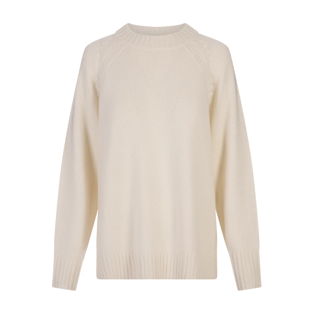 Hvit Cashmere Crew Neck Sweater