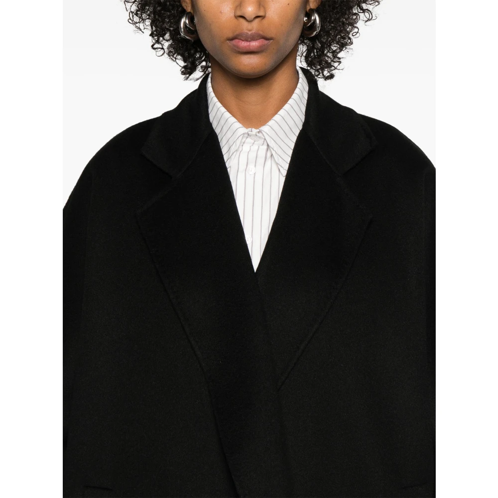 Max Mara Zwarte Gitano Elegante Jurk Black Dames