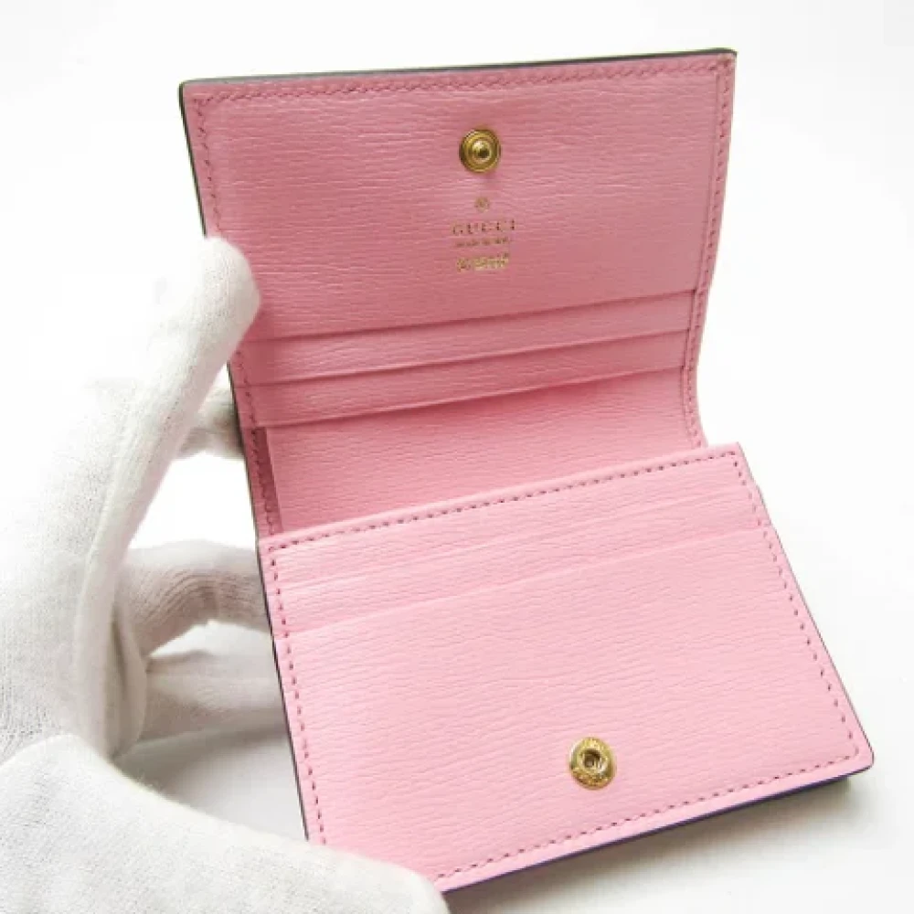 Gucci Vintage Pre-owned Leather wallets Pink Dames