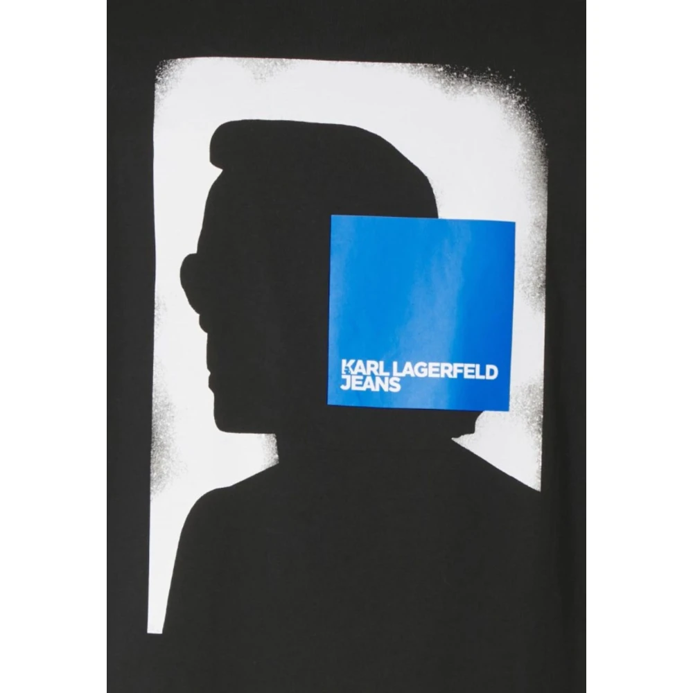 Karl Lagerfeld Heren Regular Korte Mouw Tee Black Heren