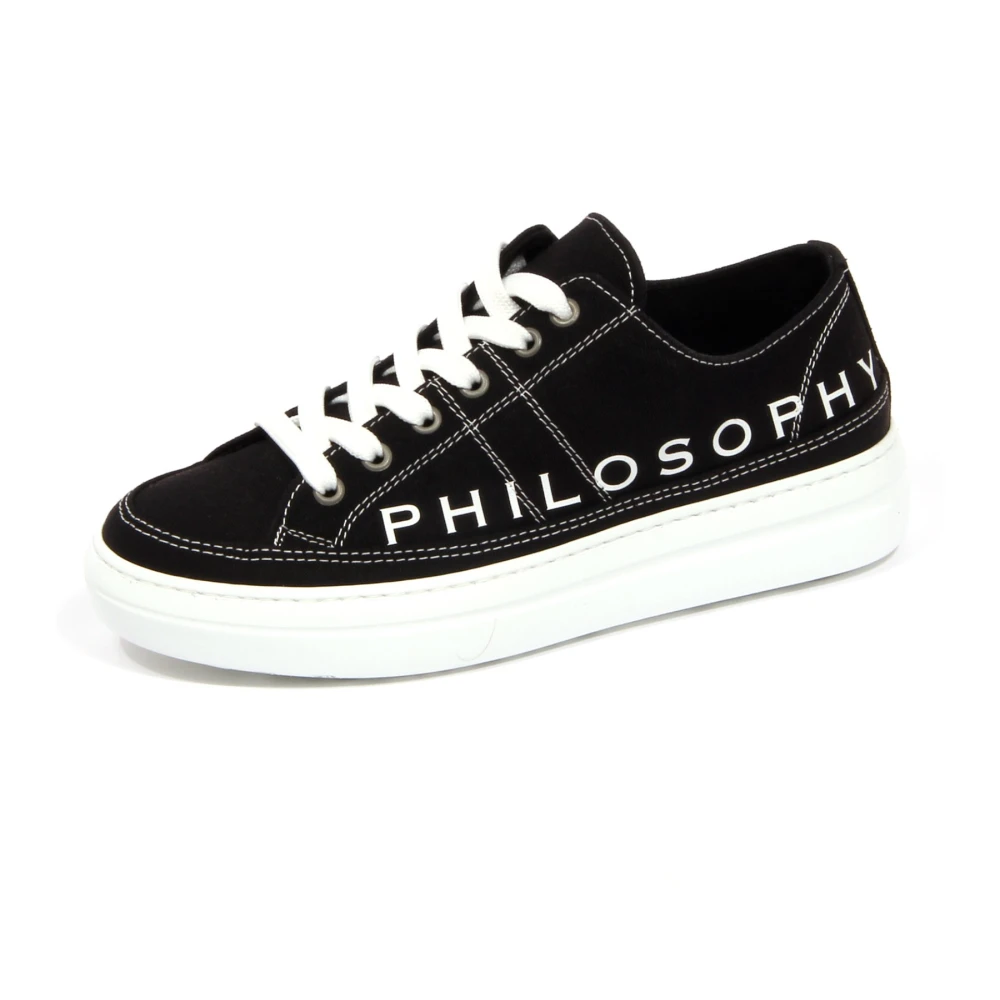 Philosophy Di Lorenzo Serafini Women's Black Stylish Tissue Sneakers