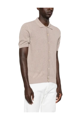 Button Ribbed Shirt