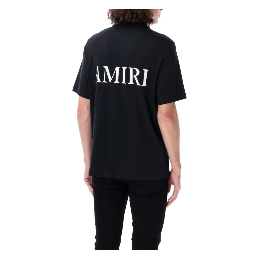 Amiri Kern Logo Zwart T-shirt Black Heren