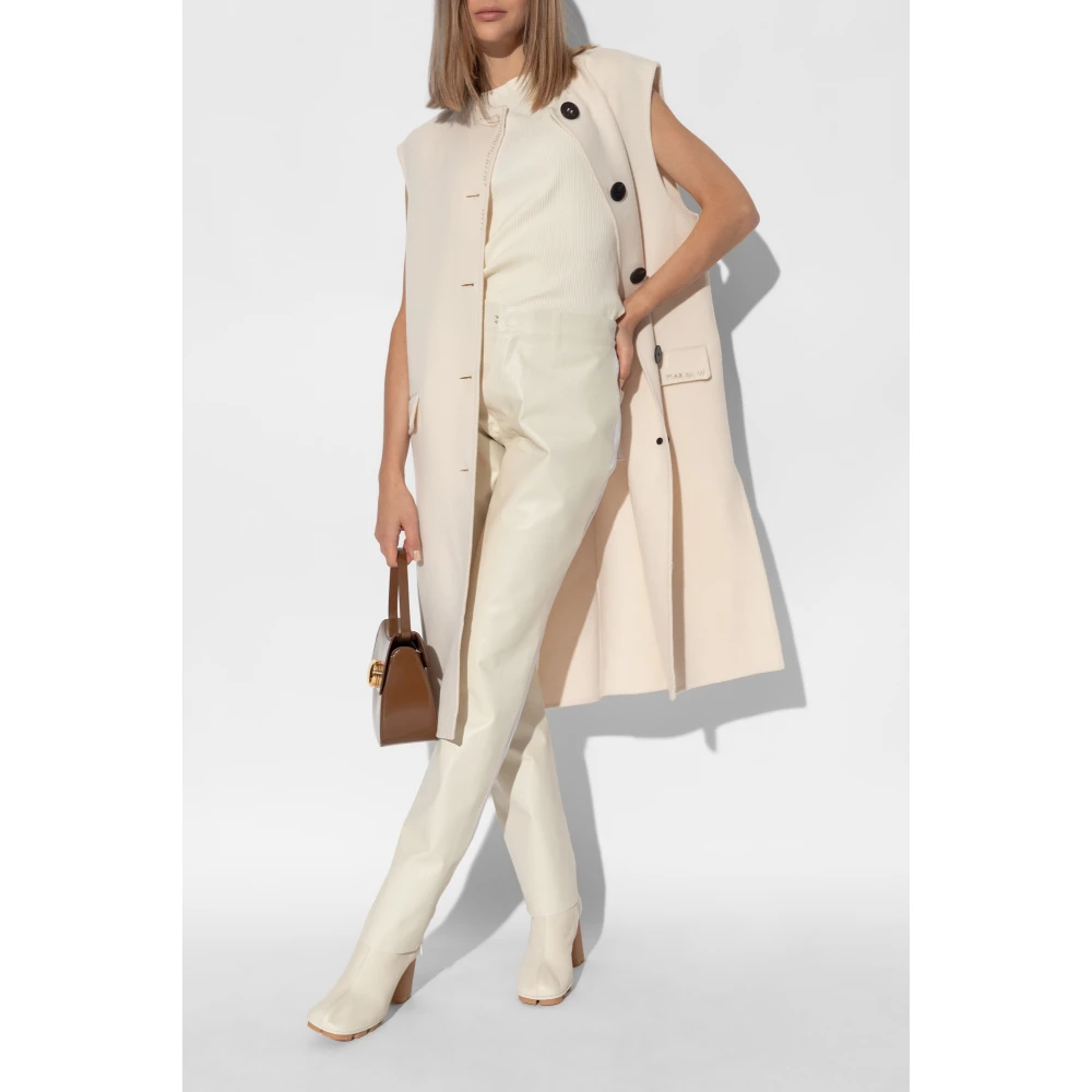 Marni Broek gemaakt van gecombineerde materialen Beige Dames