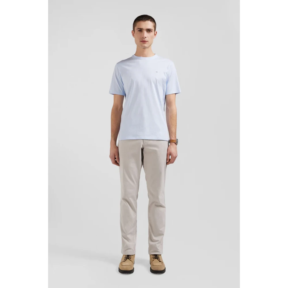 Eden Park T-shirt met korte mouwen van katoen Blue Heren