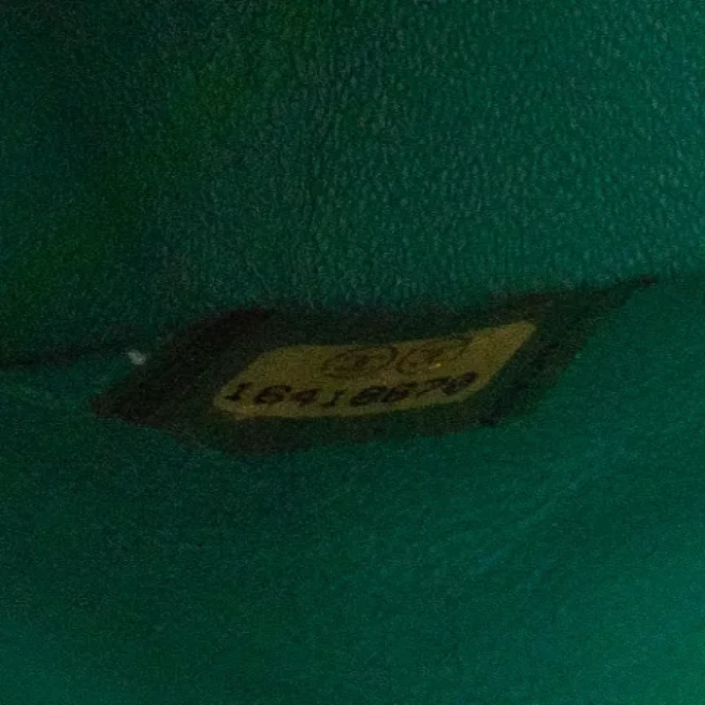 Chanel Vintage Pre-owned Leather chanel-bags Green Dames