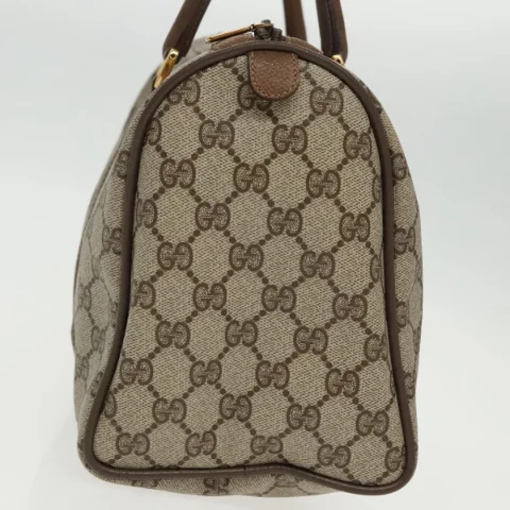 Gucci Vintage Pre-owned Leather gucci-bags Beige Dames