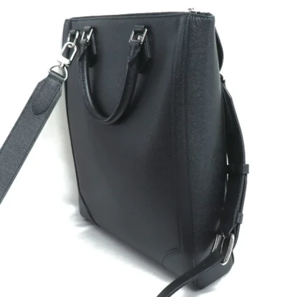 Louis Vuitton Vintage Pre-owned Leather handbags Black Heren