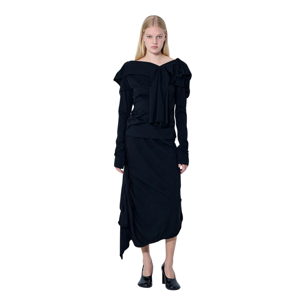Yohji Yamamoto Donna Nero Gonne, M, New,
