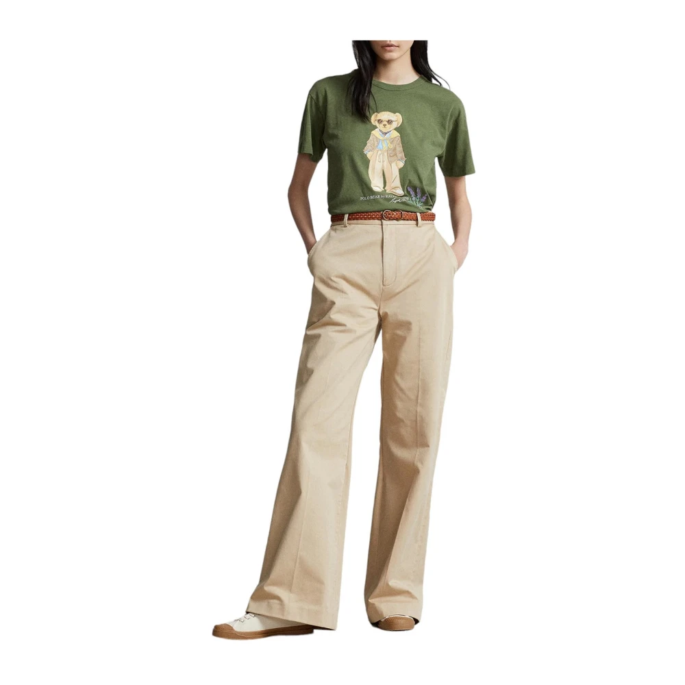 Polo Ralph Lauren Tuinpad Beer T-Shirt Green Dames