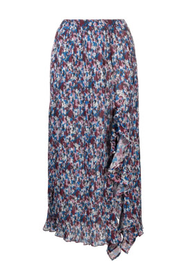 jupe-midi-plissee-en-georgette-a-volant