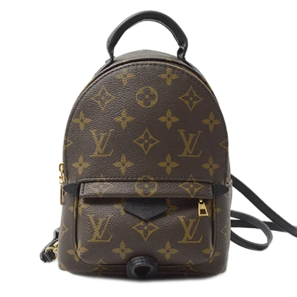 Louis Vuitton Vintage Pre-owned Canvas backpacks Brown Dames