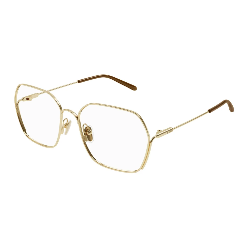 Chloé Gouden Brilmontuur Yellow Unisex