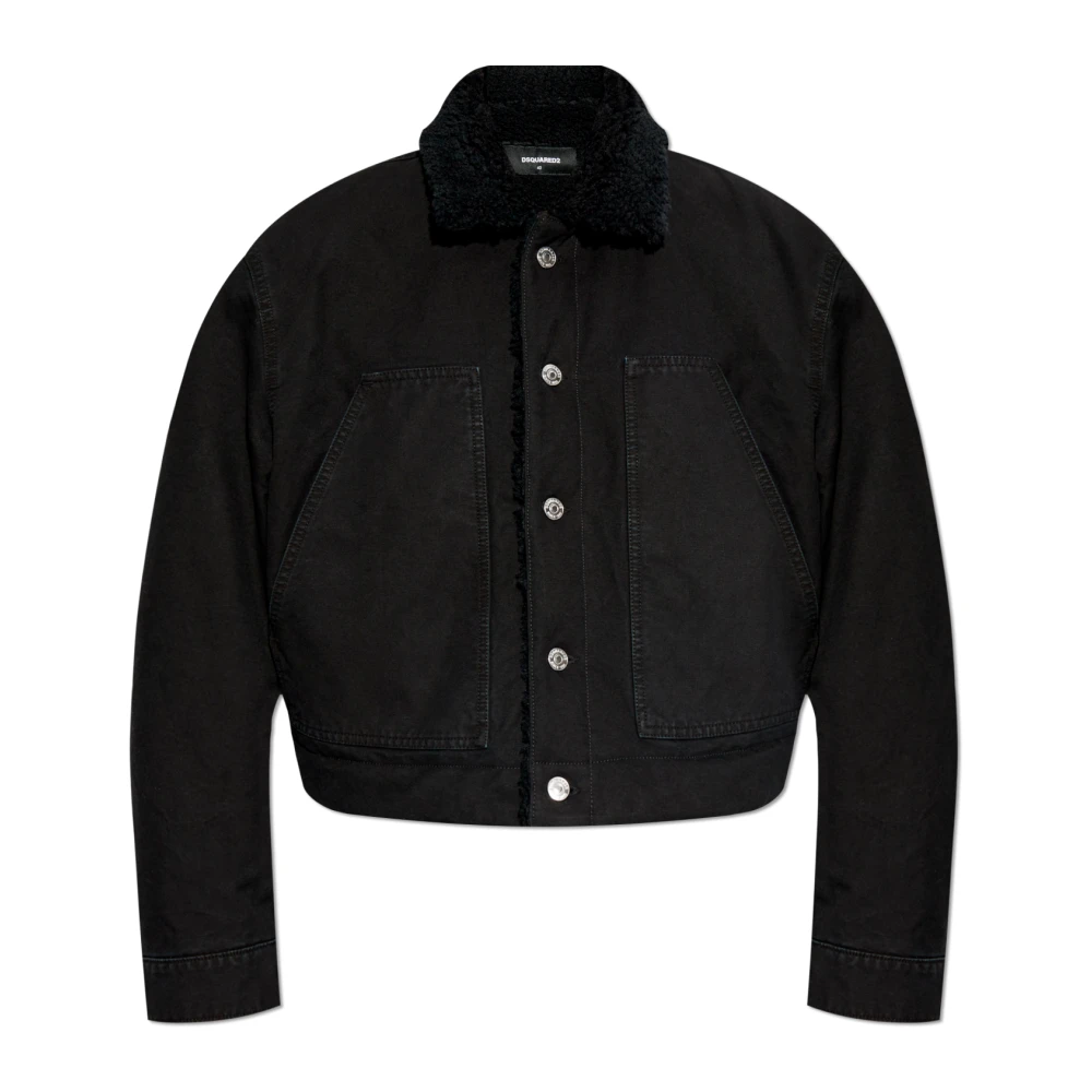 Dsquared2 Geïsoleerde spijkerjas Black Dames