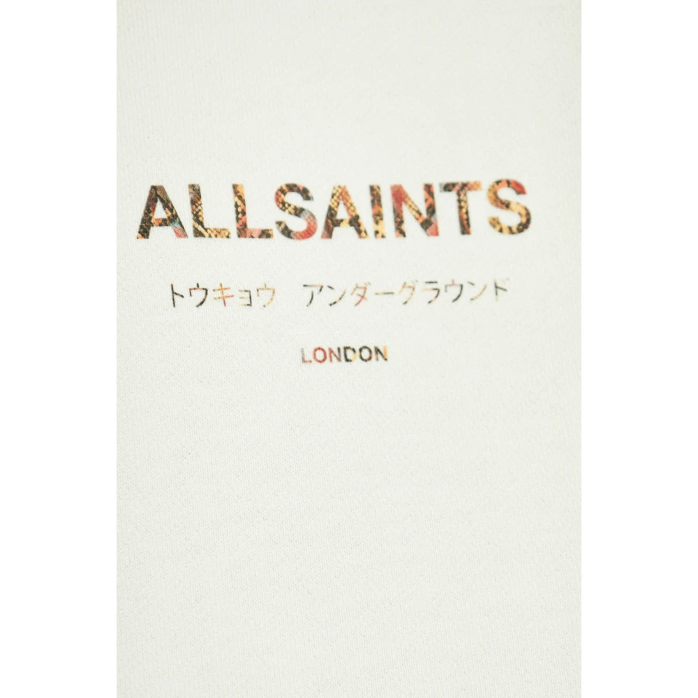 AllSaints Underground Sweatshirt White Heren