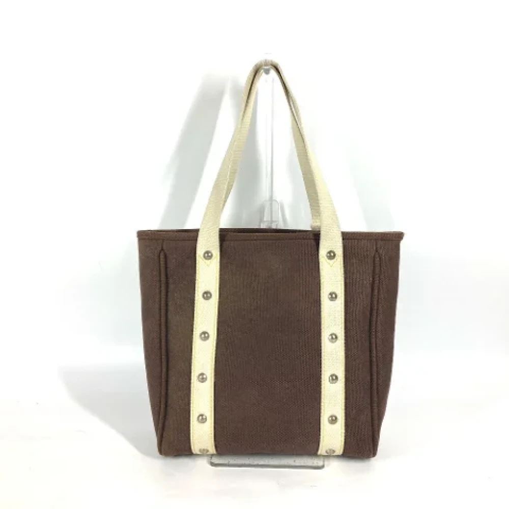 Louis Vuitton Vintage Pre-owned Cotton louis-vuitton-bags Brown Dames