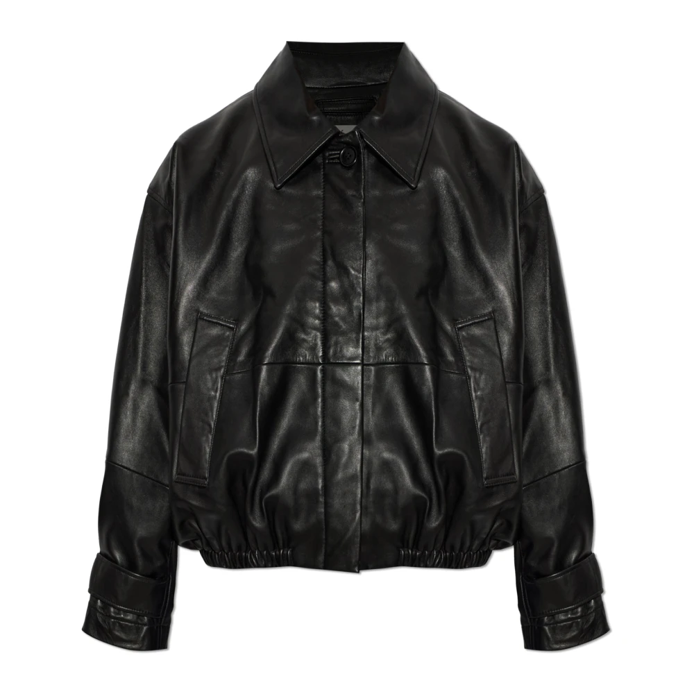 Róhe Leather Jacket - Female - Leather Jackets - Black - Xs - Jackets